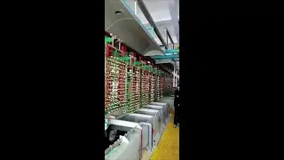 Rack electroplating production line