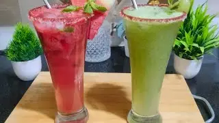 Summer 2 Types of Refreshing Drinks | Grapes Mojito | Watermelon Mojito |