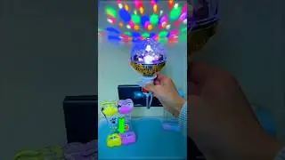 360&deg; Rotating LED Crystal Bulb | Magic Disco Light for Party & Diwali 2025 #homedecor #ledlights