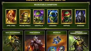 Raid Shadow Legends TMNT Collab 23 October 2025
