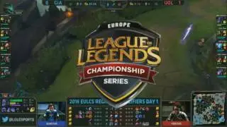 UOL vs Giants | World Championship 2016 EU LCS Regional Qualifiers | BO5 | 2.