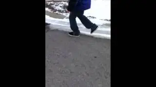 Angry skater snaps board.