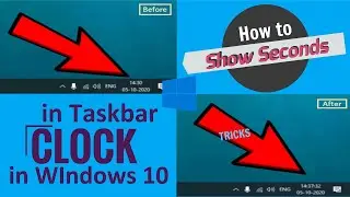 how to show seconds in windows 10 clock in Bengali
