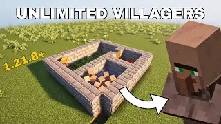 Easiest Villager Breeder Farm for Minecraft 1.21.8+ (Java & Bedrock)
