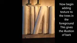 Relief Carving Aspen Trees