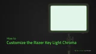 How to customize the Razer Key Light Chroma