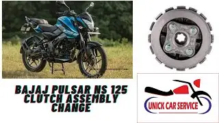 #Bajaj#Pulsar NS 125 clutch assembly change#unick car service