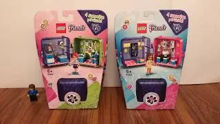 Lego Friends Mia and Olivia Play Cube sets review.