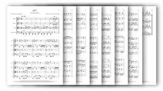 APT - Rose & Bruno Mars [Sheet Music for String Quartet]