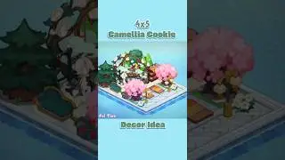 4x5 Camellia Cookie Decor Idea #cookierunkingdomtips #games #gaming #cookierunkingdom #decorideas