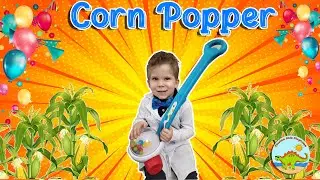 Florida Kids Playtime FISHER PRICE CORN POPPER Fun!! What Happens When You Run and Pop the Corn??