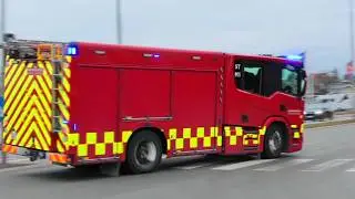ST.STENLØSE (STM1) ABA frederiksborg brand & redning brandbil i udrykning Feuerwehr auf Einsatzfahrt