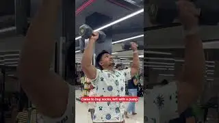 🧦 Came to buy socks&hellip; left with a pump 💥 | #shorts #Decathlon #workout #trending