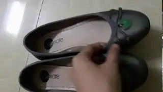 Silver Flat Shoes