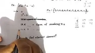 What is nilpotent elements? how to find nilpotent elements in ring? explain everything with example