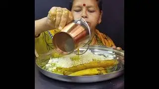 SPICY FISH CURRY🔥 BASMATI RICE || #shorts #mukbangn #asmreating #mukbangasmr #asmr