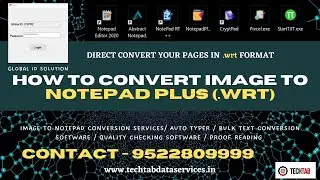 #Notepadplus  #wrtconversion copy paste trick #Data #entry #Autotyper-for-Notepadplus .jpeg to .wrt