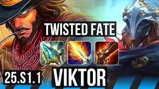 TWISTED FATE vs VIKTOR (MID) | KR Master | 25.S1.1