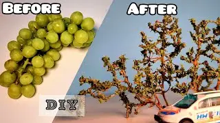 How to make 1/64 Tree For Hot Wheels Matchbox Diorama 1:64 scale