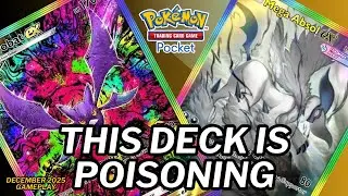 Dark Flight! CROBAT ex & MEGA ABSOL ex Strike Without Mercy! | Pokemon TCG Pocket Gameplay
