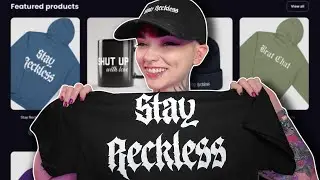 Revealing My Secret MERCH LINE For The First Time! - *Stay Reckless* - Christena Reckless