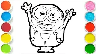 MINION Drawing, Painting & Coloring For Kids and Toddlers_ Child Art