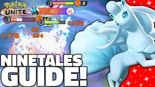 Pok&eacute;mon Unite Alolan Ninetales GUIDE! (Best Moveset, Held Items and Tips)