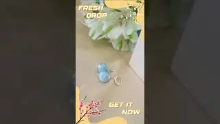 Rare Authentic Larimar Gemstone Dangle Earrings Sterling Silver Fine Jewelry for Women Unique Oce...