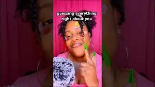 guessing everything RIGHT about you ASMR 🤔💕✨ #asmr #shorts