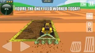 Blocky Farm Field Worker SIM - HD Gameplay Video