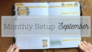 September 2020 Unbound Planner Setup | A walk through town