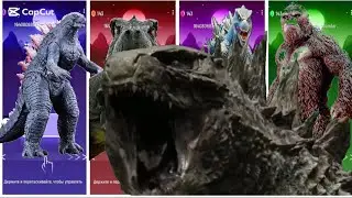 🔥 Ash Storm Godzilla 🦖 VS Thunder Core Godzilla ⚡VS Frost Blade Rex ❄️ VS Jungle Titan Kong 🌿
