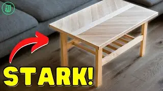 So baust du dir einen stylischen BEISTELLTISCH aus HOLZ! | Couchtisch selber machen | Jonas Winkler