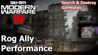 Rog Ally Performance - Search & Destroy Skidrow Gameplay Modern Warfare 3 2023