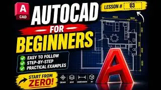 AutoCAD for Beginners - Lesson # 03: Polyline . Circle . Hatch
