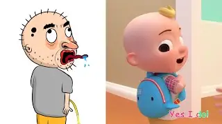 First Day of School - CoComelon Funny Drawing Meme 😂 | Funny drawing P-2