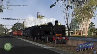 Open Rails: K190 & D3 639 SteamRail charter to Epping - AU VIC Epping to Melbourne Route