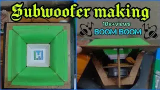 |DIY Woofer making||#subwoofer||Fully hand made subwoofer|| LMJ YouTube |