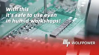 With this &ldquo;triple-proof shield,&rdquo; it&rsquo;s safe to use even in humid workshops