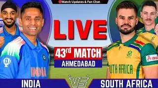 🔴INDIA vs South Africa, 43rd Match World Cup | Live Cricket match Today | IND vs SA Live | by Shahid