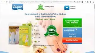 Valgus 2 in 1 Germany&Austria - Die Heimbehandlung mit Valgustop Night