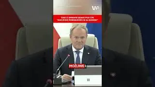 Tusk o sprawie działki pod CPK. 