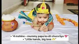1 to 9 month Baby Girl Growth 💕 #photoshoot #idea #journey #cutebaby #minivlog 