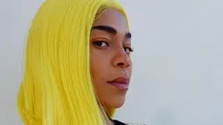 Crown cassie Yellow  Lace front wig review