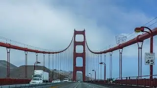 15-32 San Francisco Bay Area #4 of 6: The Marina District to Hawk Hill w/Golden Gate Bridge