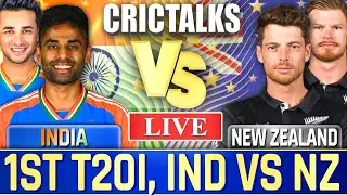 🔴 Live: IND vs NZ Live Match Today, 1st T20I, Cricket Live Scores, Commentary, 1st Innings