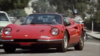 '72 Dino 246 GTS chased by CHiPs
