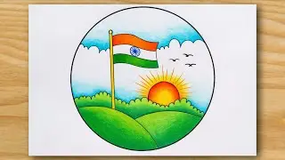 Flag Drawing 🇮🇳