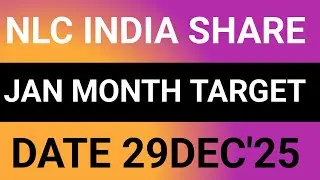 NLC INDIA STOCK LATEST NEWS 29DEC'25/NLC INDIA SHARE LATEST ANALYSIS WITH TARGET FORECAST 