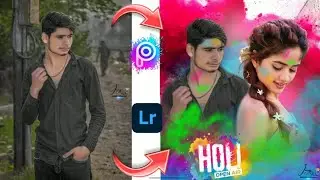 Holi special photo editing 2023. holi photo editing with girls.. #holispecial #girl #photoediting